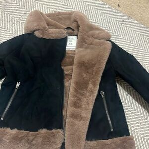 abercrombie kids girls sweater fur